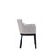 Manhattan Comfort Gansevoort Faux Leather Dining Armchair in Light Grey DC051AR-LG - alternate 3